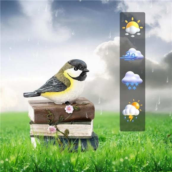 Bird Statue for Garden, Sculptures & Statues, Animal Bird Figurine - Picture 4 of 7